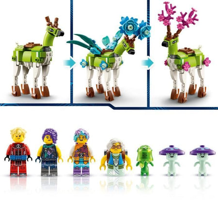 LEGO DREAMZzz 71459 Stalla Dream Creatures, Fattoria Giocattolo con Figura di Cervo 2 in 1