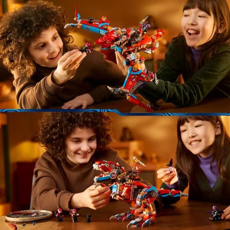 LEGO DREAMZzz 71484 Dinosauro Robot C-Rex di Cooper - Minifigure di T. rex o pterodattilo