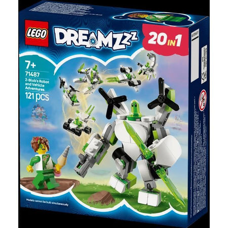 LEGO DREAMZzz 71487 Avventure Z-Blob: robot e veicoli - Gioco di ruolo 20 in 1