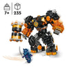 LEGO NINJAGO Il robot elementale di Cole dalla Terra, giocattolo con 2 personaggi, inclusa una minifigure di Cole, regalo Ninja 71806
