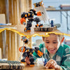 LEGO NINJAGO Il robot elementale di Cole dalla Terra, giocattolo con 2 personaggi, inclusa una minifigure di Cole, regalo Ninja 71806
