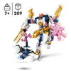 LEGO NINJAGO Robot Elementale della Tecnologia di Sora, Giocattolo per Bambini con Minifigure di Sora, Regalo Ninja, 71807