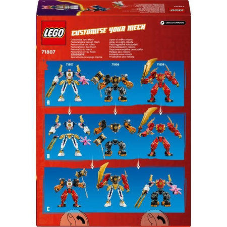 LEGO NINJAGO Robot Elementale della Tecnologia di Sora, Giocattolo per Bambini con Minifigure di Sora, Regalo Ninja, 71807