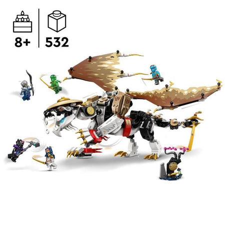 LEGO 71809 NINJAGO Equals the Dragon Master, giocattolo Ninja con 5 minifigure Ninja inclusi i personaggi Lloyd e Nya