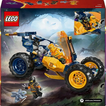 LEGO NINJAGO 71811 Buggy fuoristrada Ninja di Arin, set con drago e 4 minifigure