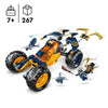 LEGO NINJAGO 71811 Buggy fuoristrada Ninja di Arin, set con drago e 4 minifigure