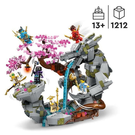 LEGO NINJAGO 71819 Santuario della Roccia del Drago, Giocattolo Ninja, 6 Minifigure