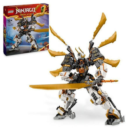 LEGO NINJAGO 71821 Il Drago Titano di Cole - Robot Ninja e giocattolo d'avventura