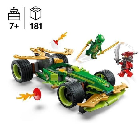LEGO NINJAGO 71828 Auto da corsa pull-back di Lloyd - Giocattolo da costruzione