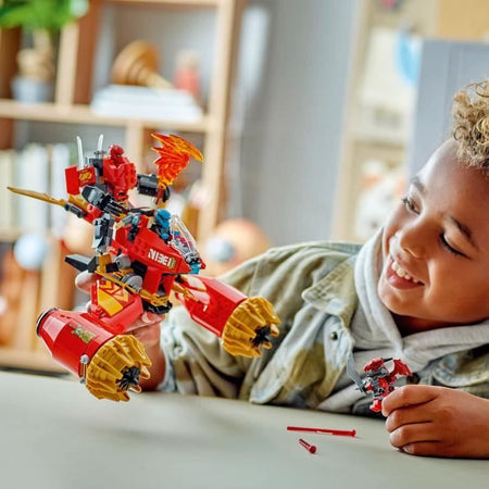 LEGO NINJAGO 71830 La Moto-Tempesta Robot di Kai - Giocattolo da costruzione per ragazzi