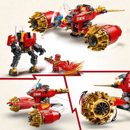 LEGO NINJAGO 71830 La Moto-Tempesta Robot di Kai - Giocattolo da costruzione per ragazzi