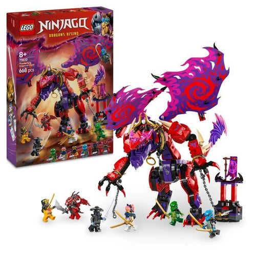 LEGO NINJAGO 71832 Thunderfang: Drago del Caos - Giocattolo da costruzione per bambini dagli 8 anni in su