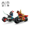 LEGO NINJAGO 71838 Kai e la gara di moto - Set di costruzioni per bambini dai 6 anni in su
