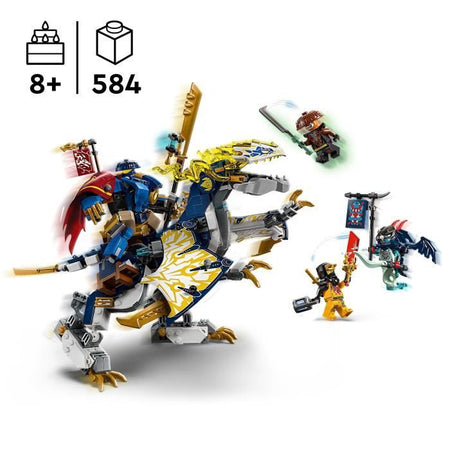LEGO NINJAGO 71843 Mech Cavaliere del Drago di Rogue - Set di costruzioni per bambini di 8 anni