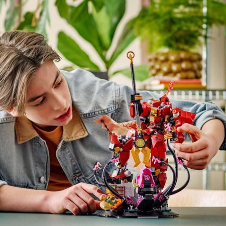 LEGO NINJAGO 71846 Mech Cavaliere del Fuoco - Set di costruzioni per ragazzi dai 14 anni - Kai