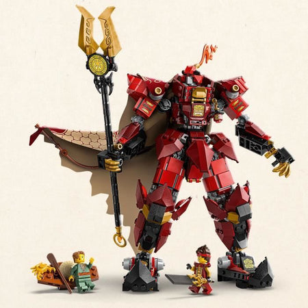 LEGO NINJAGO 71846 Mech Cavaliere del Fuoco - Set di costruzioni per ragazzi dai 14 anni - Kai