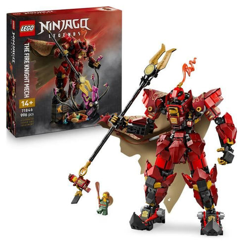 LEGO NINJAGO 71846 Mech Cavaliere del Fuoco - Set di costruzioni per ragazzi dai 14 anni - Kai