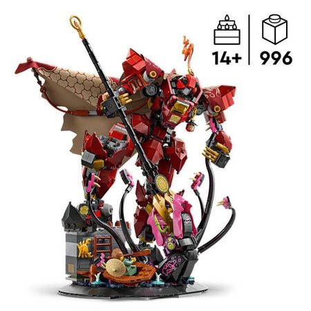 LEGO NINJAGO 71846 Mech Cavaliere del Fuoco - Set di costruzioni per ragazzi dai 14 anni - Kai