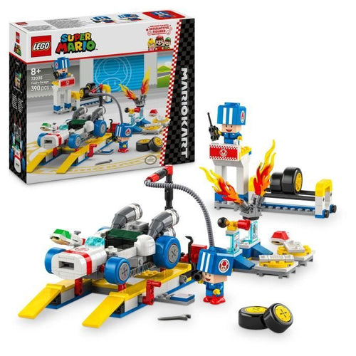 LEGO Super Mario 72035 Mario Kart  Il garage di Toad - Giocattolo Nintendo personalizzabile