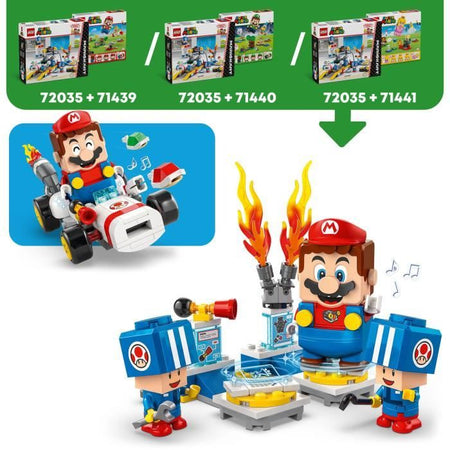 LEGO Super Mario 72035 Mario Kart  Il garage di Toad - Giocattolo Nintendo personalizzabile
