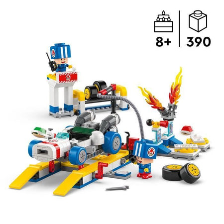 LEGO Super Mario 72035 Mario Kart  Il garage di Toad - Giocattolo Nintendo personalizzabile