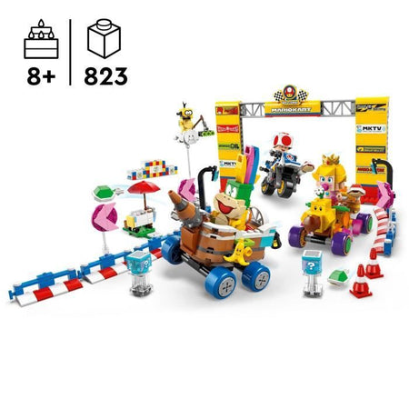 LEGO Super Mario 72036 Mario Kart  Baby Peach & Grand Prix Pack  Moto giocattolo