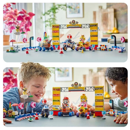 LEGO Super Mario 72036 Mario Kart  Baby Peach & Grand Prix Pack  Moto giocattolo