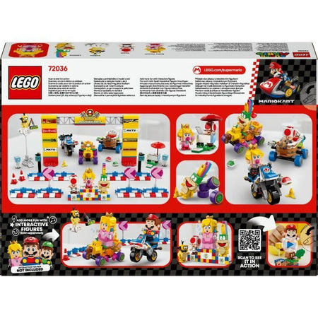 LEGO Super Mario 72036 Mario Kart  Baby Peach & Grand Prix Pack  Moto giocattolo