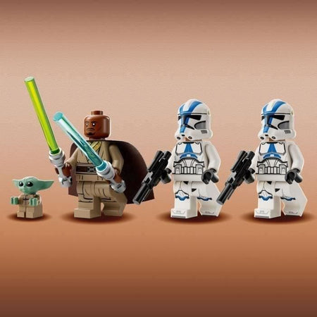 LEGO Star Wars 75378 La fuga del Mandalorian BARC Speeder, set da costruzione