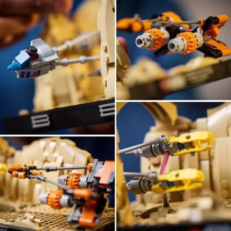 LEGO Star Wars 75380 Diorama della Gara dei Podracer di Mos Espa, Astronave