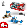 LEGO Star Wars Il Falco di Fuoco Cremisi 75384, giocattolo costruibile con speeder bike e minifigure