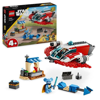 LEGO Star Wars Il Falco di Fuoco Cremisi 75384, giocattolo costruibile con speeder bike e minifigure