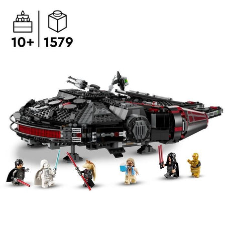 LEGO Star Wars 75389 The Black Falcon - Veicolo costruibile per bambini - Regalo