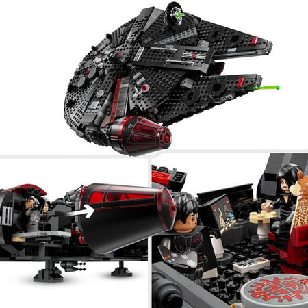 LEGO Star Wars 75389 The Black Falcon - Veicolo costruibile per bambini - Regalo