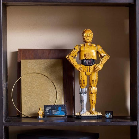 LEGO Star Wars 75398 C-3PO - Minifigure di droide costruibile - Kit modello per adulti