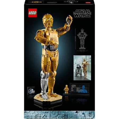 LEGO Star Wars 75398 C-3PO - Minifigure di droide costruibile - Kit modello per adulti