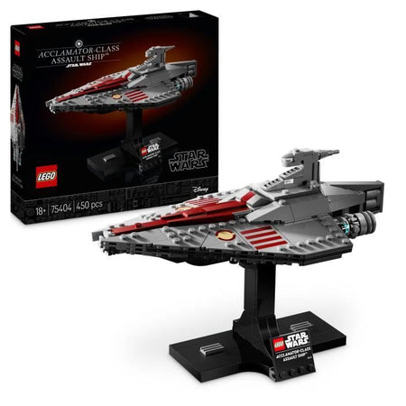 LEGO Star Wars 75404 Acclamator-Class Assault Transport - Kit modello per adulti