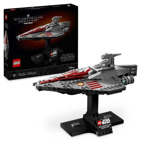 LEGO Star Wars 75404 Acclamator-Class Assault Transport - Kit modello per adulti