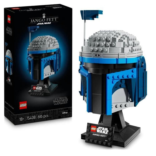 LEGO Star Wars 75408 L'attacco dei cloni Casco di Jango Fett - Set - Regalo per adulti