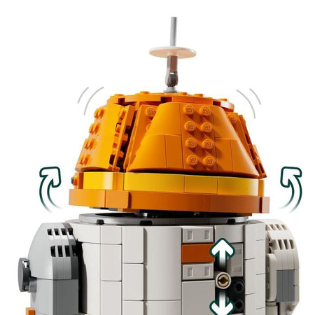 LEGO Star Wars 75416 Ahsoka, l'Astro-Mech Droid Chopper (C1-10P), set da costruzione, età 10+