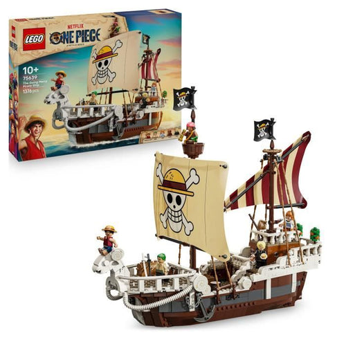 LEGO ONE PIECE 75639 Nave pirata a vela Merry - Set di costruzione per ragazzi dai 10 anni