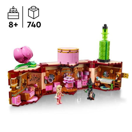 LEGO Wicked 75683 Il dormitorio di Glinda ed Elphaba - Modello da collezione con mini-doll
