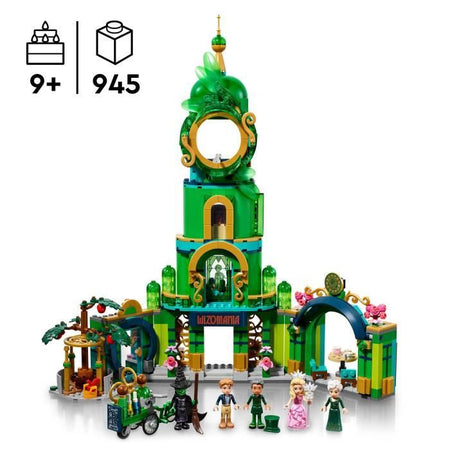 LEGO Wicked 75684 Benvenuti a Emerald City - Giocattolo da collezione con Glinda ed Elphaba