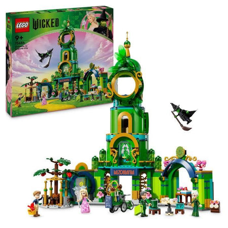 LEGO Wicked 75684 Benvenuti a Emerald City - Giocattolo da collezione con Glinda ed Elphaba