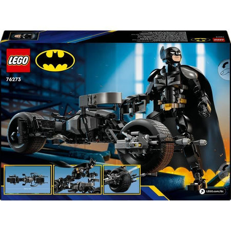 LEGO DC Batman 76273 Minifigure di Batman costruibile e moto Bat-Pod