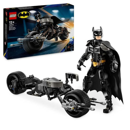 LEGO DC Batman 76273 Minifigure di Batman costruibile e moto Bat-Pod