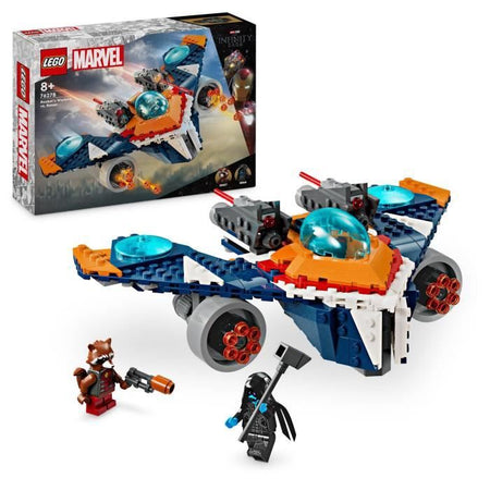 LEGO 76278 Marvel: Astronave Rocket vs. Ronan, Giocattolo, Nave e Minifigure dei Guardiani della Galassia