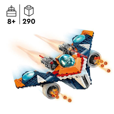 LEGO 76278 Marvel: Astronave Rocket vs. Ronan, Giocattolo, Nave e Minifigure dei Guardiani della Galassia