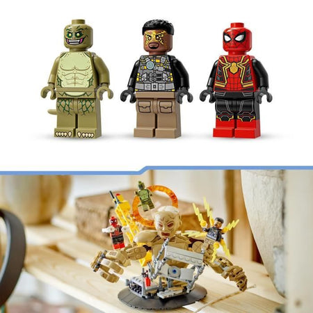 LEGO Marvel Spider-Man vs. Sandman: La battaglia finale, giocattolo con minifigure di supereroi, 76280