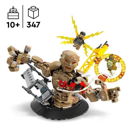 LEGO Marvel Spider-Man vs. Sandman: La battaglia finale, giocattolo con minifigure di supereroi, 76280